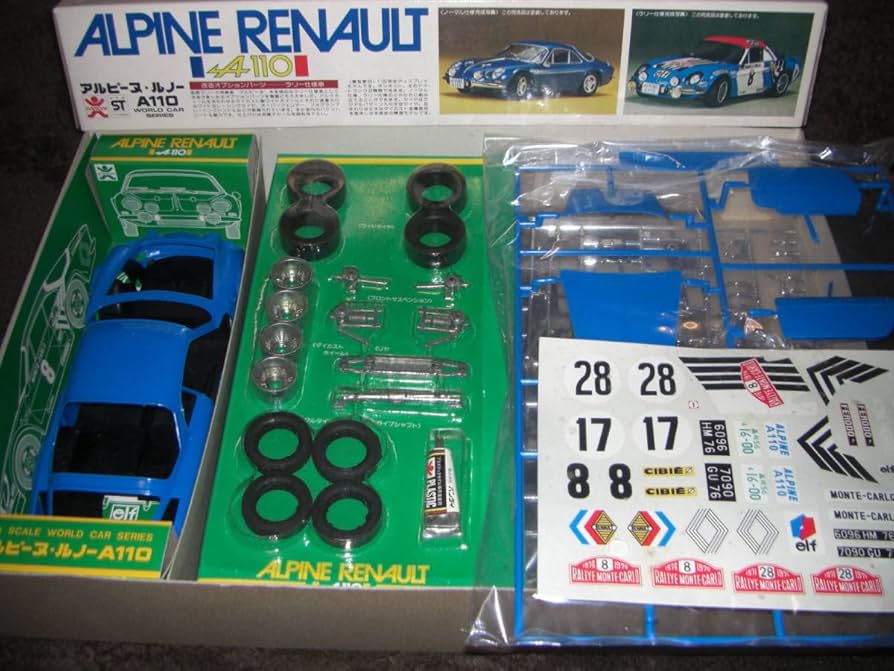 バンダイ1/20 アルピーヌルノーA110 レアなディスプレイモデル